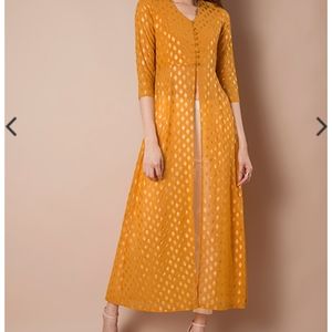 NWOT chiffon summer front slit kurta